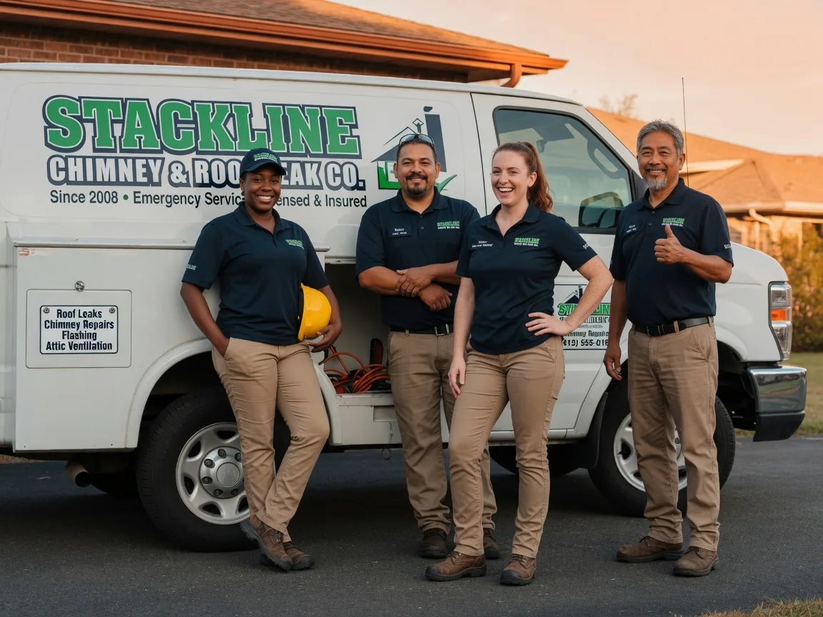 Chimney flashing repair company in Caddo, OK